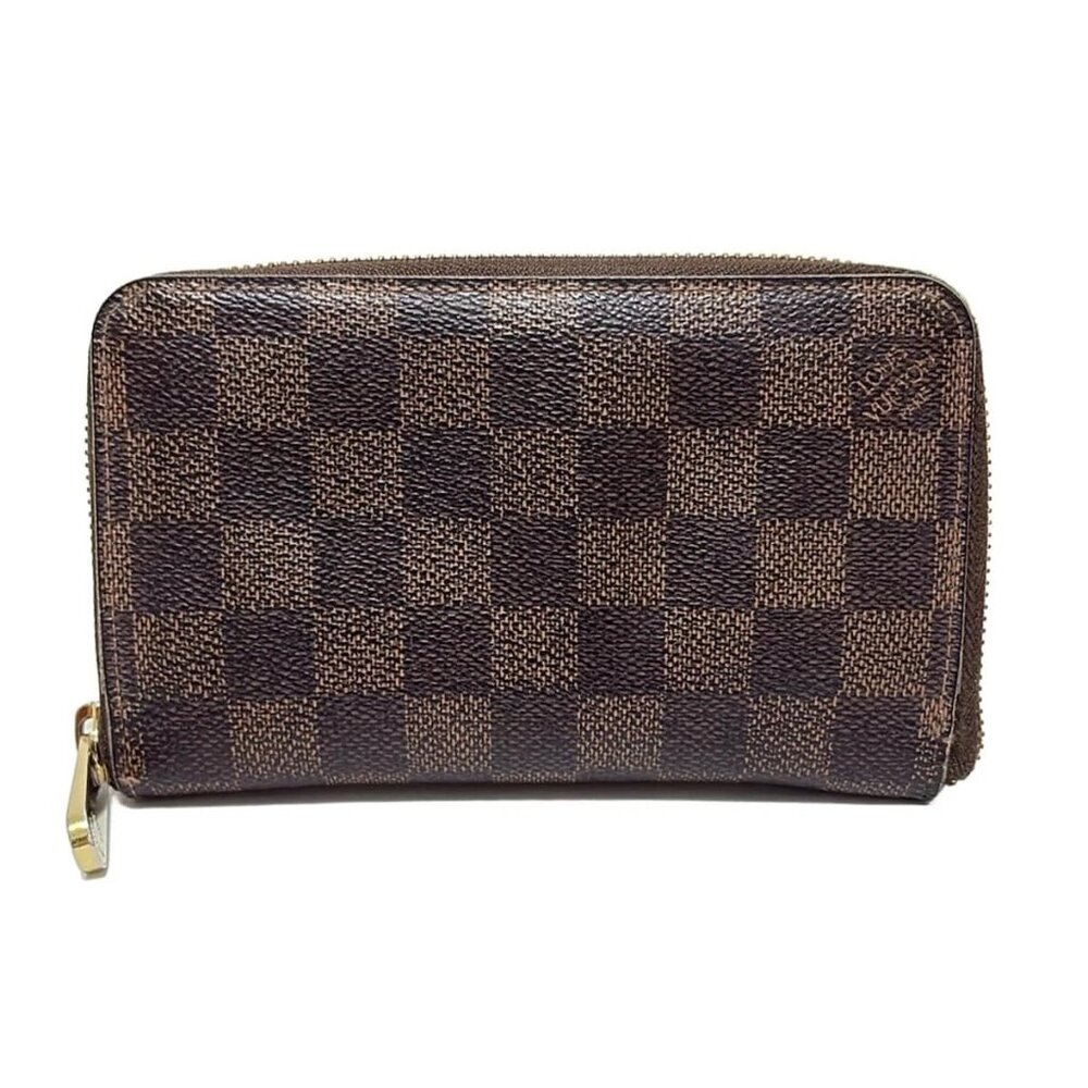 Authentic LOUIS VUITTON Zippy Compact Wallet bran303-110825
